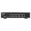 QNAP QSW-3205-5T switch No administrado 10G Ethernet (100/1000/10000) Escritorio Negro