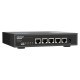 QNAP QSW-3205-5T switch No administrado 10G Ethernet (100/1000/10000) Escritorio Negro