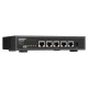 QNAP QSW-3205-5T switch No administrado 10G Ethernet (100/1000/10000) Escritorio Negro