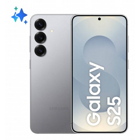 SAMSUNG - Samsung Galaxy S25 15,8 cm (6.2'') SIM doble Android 15 5G USB Tipo C 12 GB 512 GB 4000 mAh Plata - SM-S931BZSHEUE?AT