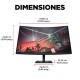 HP OMEN by HP Monitor gaming curvo OMEN by de 31,5 pulgadas, QHD y 165 Hz - OMEN 32c