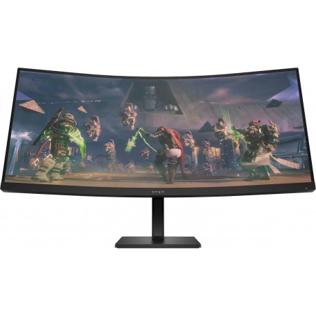 OMEN by HP Monitor gaming curvo de 34 pulgadas, WQHD y 165 Hz - OMEN 34c