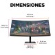 OMEN by HP Monitor gaming curvo de 34 pulgadas, WQHD y 165 Hz - OMEN 34c