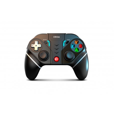 KROM - Krom KEXAL Negro, Rojo, Blanco Bluetooth/USB Gamepad Analógico/Digital Android, Nintendo Switch, PC, iOS - nxkromkxl