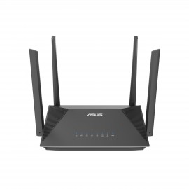 ASUS - ASUS RT-AX52 Pro AX3000 router inalámbrico Gigabit Ethernet Doble banda (2,4 GHz / 5 GHz) Negro - 90IG08T0-MO3H10