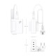 AISENS Cargador Sobremesa GaN 140W, 3x USB-C PD3.1 QC4.0 QC5.0, 1x USB-A QC3.0, Blanco