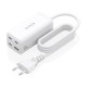 AISENS Cargador Sobremesa GaN 100W, 3x USB-C PD3.0 QC4.0 QC5.0, 1x USB-A QC3.0, Blanco