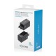 AISENS Cargador GaN 100W, 2x USB-C PD3.0 QC4.0 QC5.0, 1x USB-A QC3.0, Negro