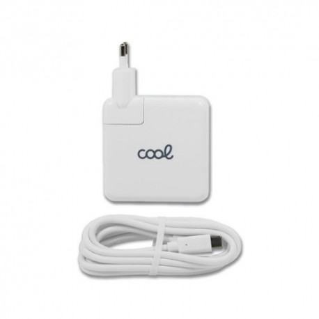 CARGADOR COOL MACBOOK 67W CABLE USBC WHITE