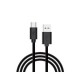 CABLE COOL MICRO-USB 1.2M BLACK