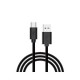 CABLE COOL MICRO-USB 1.2M BLACK