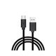 CABLE COOL MICRO-USB 1.2M BLACK