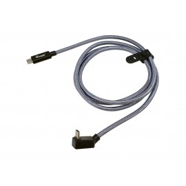 EQUIP - Equip 128421 Cable USB 3.2 Gen 2x2 C a conector C U, 1,0m, negro, M/M, PD240W, 4K/60Hz, 20Gbps - 128421