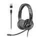 NGS VOX605 USB-C Auriculares Alámbrico Diadema Llamadas/Música USB Tipo C Negro