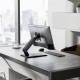 AISENS Soporte de Mesa Pro Contrapeso Inclinable Para Monitor/POS 8kg de 17''-32'', Negro