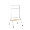Ewent EW1582 soporte para TV 2,18 m (86'') Blanco, Madera