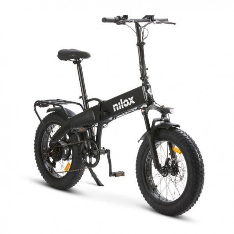 Nilox NXEBX10BK bicicleta eléctrica Negro Aluminio, Acero 50,8 cm (20'') 30,5 kg Litio