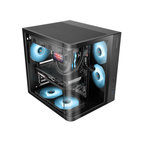 CAJA SEMITORRE ATX MC-CURV NEGRO MARS GAMING