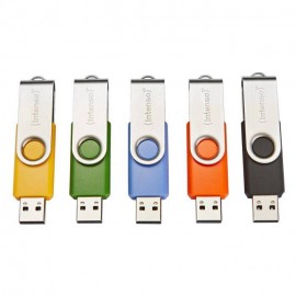Intenso Basic Line unidad flash USB 8 GB USB tipo A 2.0 Negro, Azul, Verde, Naranja, Amarillo
