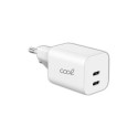 CARGADOR COOL DUAL USBC 35W ULTRA CARGA WHITE