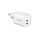 CARGADOR COOL DUAL USBC 35W ULTRA CARGA WHITE