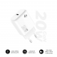 CARGADOR PARED/VIAJE USB-C GaN 20W PD BLANCO SUBBLIM