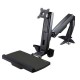 StarTech.com Brazo de Soporte de Pie y Sentado Ajustable VESA para Monitores de hasta