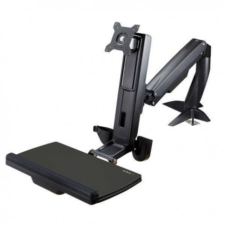 StarTech.com Brazo de Soporte de Pie y Sentado Ajustable VESA para Monitores de hasta