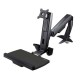 StarTech.com Brazo de Soporte de Pie y Sentado Ajustable VESA para Monitores de hasta