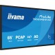 iiyama T6529AS-B1AG pantalla de señalización Panel plano interactivo 163,8 cm (64.5'')