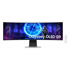 Samsung S49DG954SU pantalla para PC 124,5 cm (49'') 5120 x 1440 Pixeles Dual QHD OLED Plata