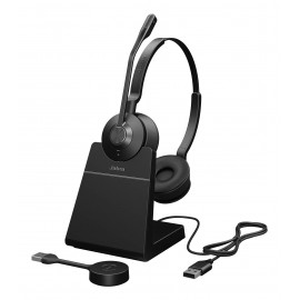 Jabra Engage 55 SE Auriculares Inalámbrico Diadema Oficina/Centro de llamadas Negro