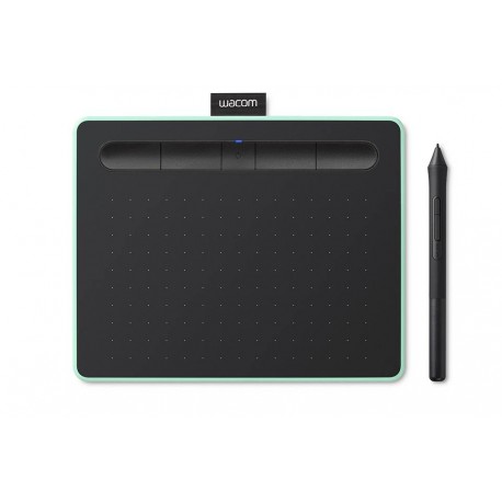 Wacom Intuos S tableta digitalizadora 2540 líneas por pulgada 152 x 95 mm USB/Bluetooth Negro, Verde