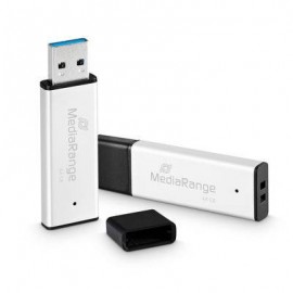 MediaRange MR1901 unidad flash USB 64 GB USB tipo A 3.2 Gen 1 (3.1 Gen 1) Negro, Plata