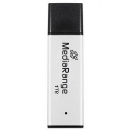 MediaRange MR1905-1 unidad flash USB 1 TB USB tipo A 3.2 Gen 1 (3.1 Gen 1) Negro, Plata