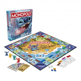 Juego de mesa monopoly stitch