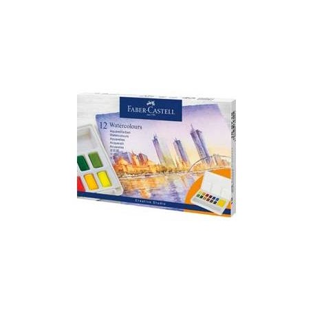Faber-Castell 169712 pintura a base de agua Multi Paleta 12 pieza(s)