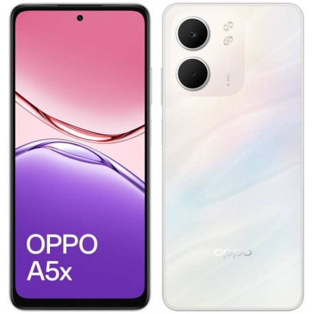 OPPO A5x 16,9 cm (6.67'') SIM doble 4G USB Tipo C 4 GB 128 GB 6000 mAh Blanco