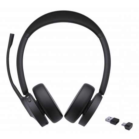 Yealink BH70 Dual Teams Auriculares Inalámbrico Diadema Oficina/Centro de llamadas USB Type-C / USB Type-A Bluetooth Negro