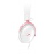 HyperX Cloud III - Auriculares gaming (blancos/rosas)