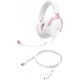 HyperX Cloud III - Auriculares gaming (blancos/rosas)