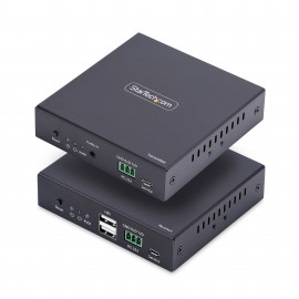 StarTech.com Extensor KVM HDMI 4K 60Hz por Redes Ethernet IP - Alargador KVM HDMI