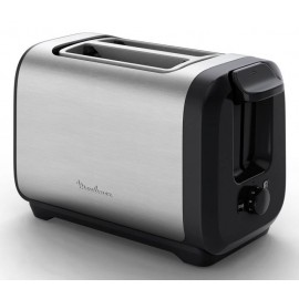 Moulinex LT5S0DE0 tostadora 7 2 rebanada(s) 1200 W Negro, Acero inoxidable