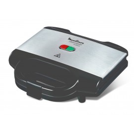 Moulinex SM156D sandwichera 700 W Negro, Acero inoxidable