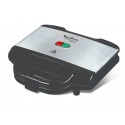 Moulinex SM156D sandwichera 700 W Negro, Acero inoxidable