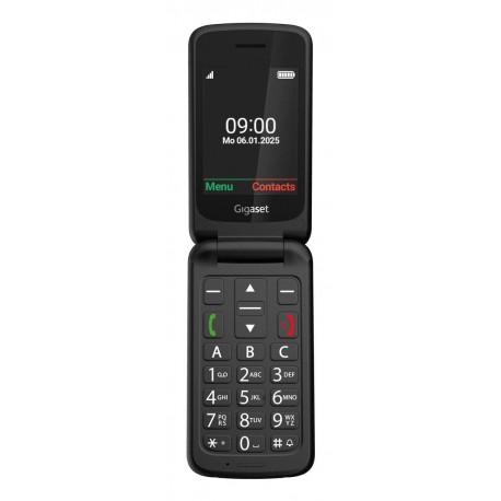 Gigaset GL595 7,11 cm (2.8'') 114 g Negro Teléfono para personas mayores