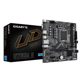 GIGABYTE - GIGABYTE B760M E Placa base - Compatible con procesadores Intel Core 14