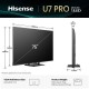 Hisense U7Q PRO 75U7Q PRO Televisor 190,5 cm (75'') 4K Ultra HD Smart TV Wifi Negro