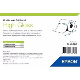EPSON - Epson High Gloss Label - Continuous Roll: 102mm x 33m - 7113750