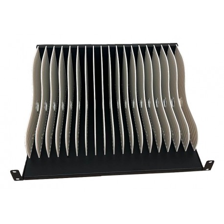 Ewent EW1720 organizador para estación de carga Acrilonitrilo butadieno estireno (ABS), Metal, Plástico Negro, Blanco